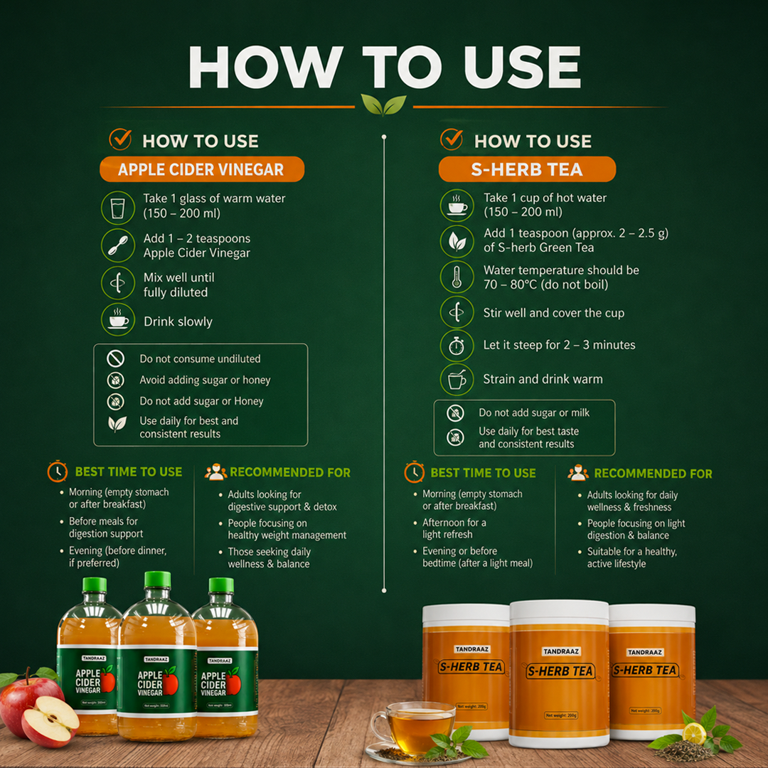 Apple Cider Vinegar + S-Herb Tea